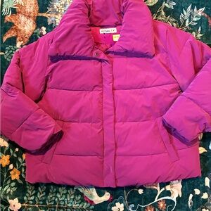 Ava & Viv Kids Magenta Puffer Jacket